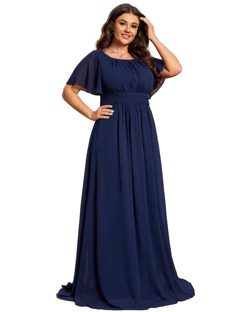 Navy bridesmaid new arrivals dress plus size